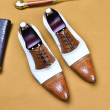 Handmade dress leather shoes