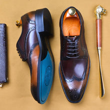 Handmade dress leather shoes