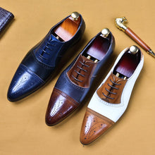 Handmade dress leather shoes