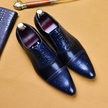 Handmade dress leather shoes