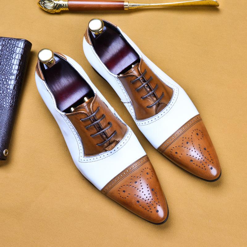 Handmade dress leather shoes