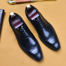 Handmade dress leather shoes