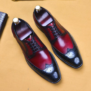 Handmade dress leather shoes