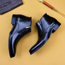 Handmade leather boots