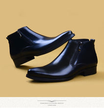 Handmade leather boots
