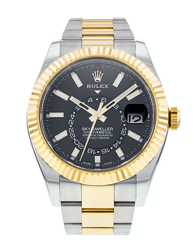 Sky Dweller Black Dial Men's Watch