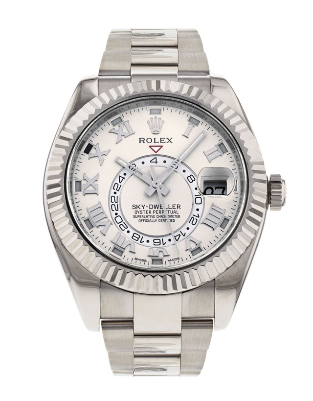 Sky Dweller White Gold Mens Watch