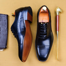 Handmade dress leather shoes