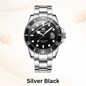 EliteSport - Automatic Date Quartz Men’s Waterproof Chronograph Watch