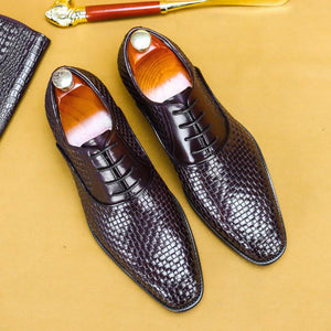 Handmade dress leather shoes