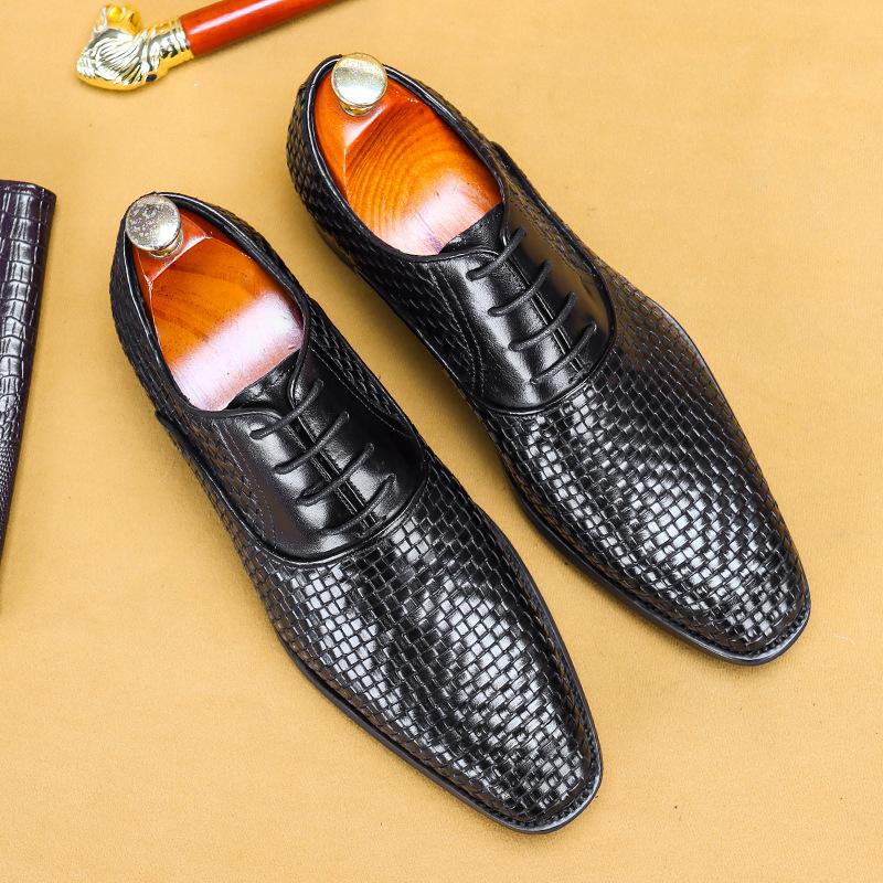 Handmade dress leather shoes
