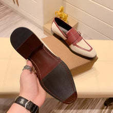 FgFg Klassische Monk-Lederschuhe mit einem Knopf 