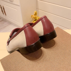 FgFg Klassische Monk-Lederschuhe mit einem Knopf 