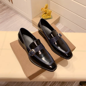 FgFg Klassische Monk-Lederschuhe 