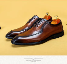 Handmade dress leather shoes