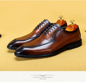 Handmade dress leather shoes