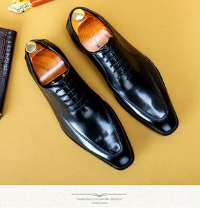 Handmade dress leather shoes