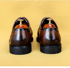 Handmade dress leather shoes
