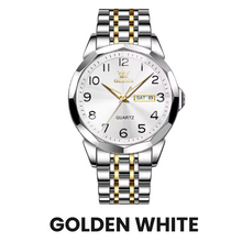 Duke Horizon - Men's Luxury Quartz Watch with Stainless Steel Build, Date & Week Display, Waterproof Design