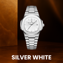 Horizon Classic – Men's Square Luxury Quartz Watch – Stainless Steel, Luminous Display, Date Feature, Waterproof Design