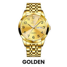 Duke Horizon - Men's Luxury Quartz Watch with Stainless Steel Build, Date & Week Display, Waterproof Design