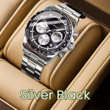 Chronograph Timepiece - Men's Waterproof Quartz Watch with Luminous Dial & Date Function