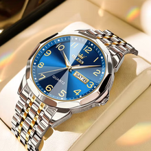 Duke Horizon - Men's Luxury Quartz Watch with Stainless Steel Build, Date & Week Display, Waterproof Design