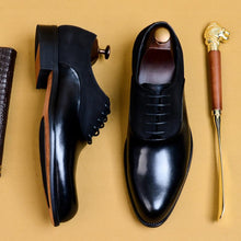 Handmade dress leather shoes