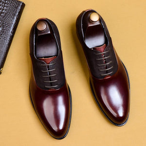 Handmade dress leather shoes