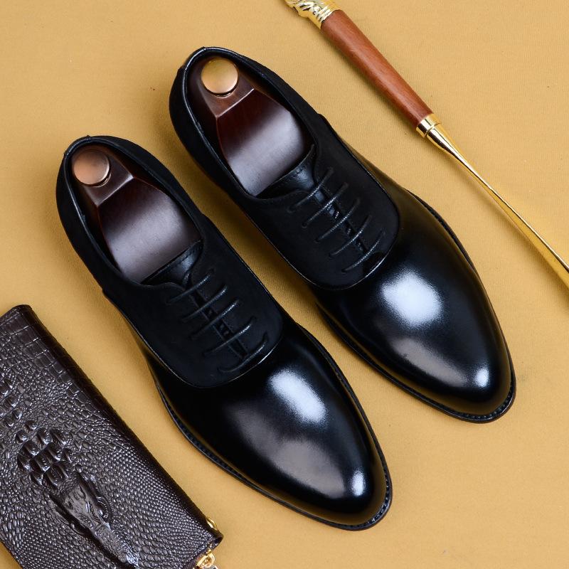 Handmade dress leather shoes