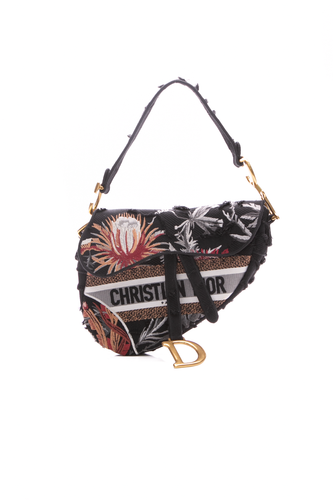 Embroidered Saddle Bag