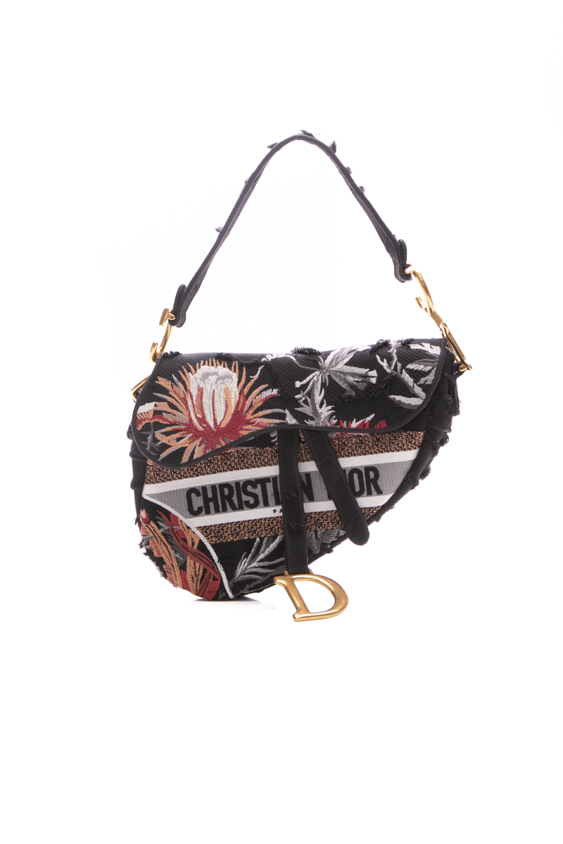 Embroidered Saddle Bag