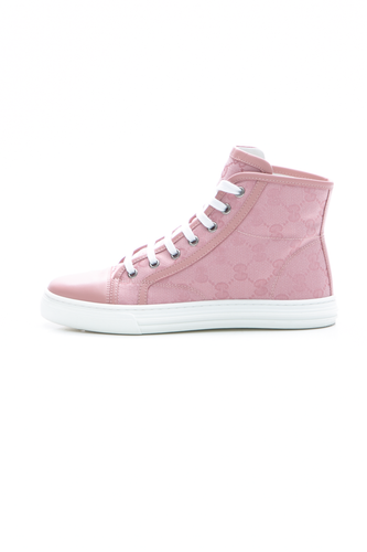 GG Canvas High Top Sneakers - Size 35.5