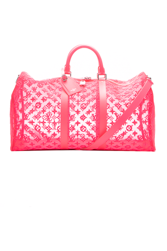 Fluo See Through Keepall 50 Bandouliere