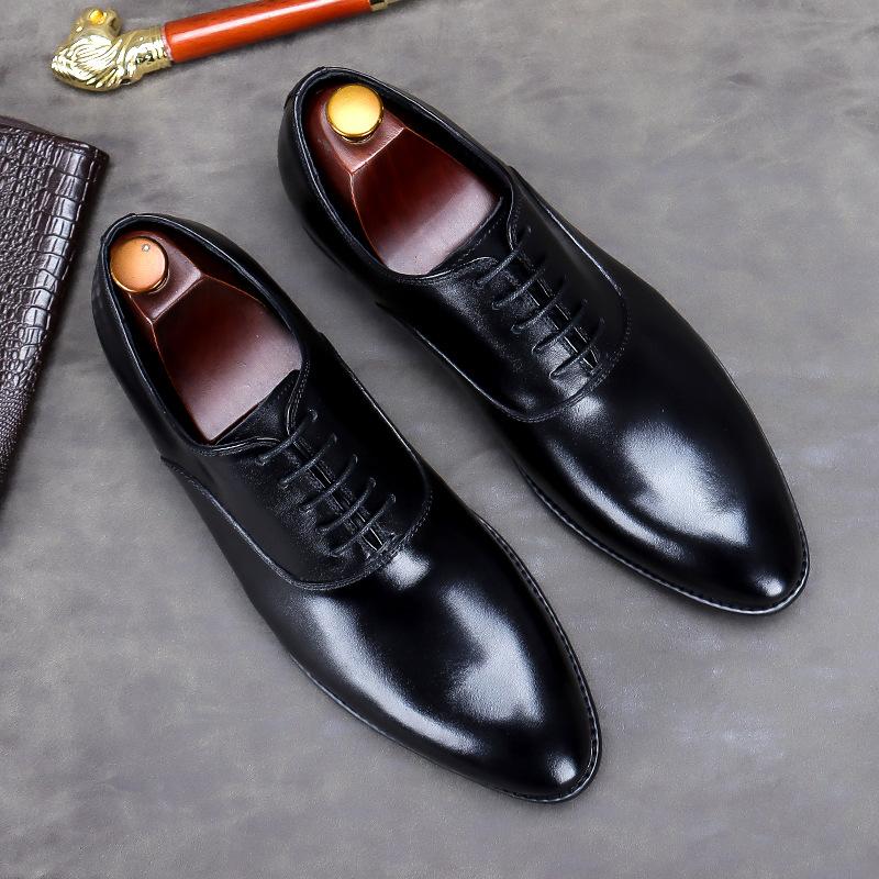 Handmade dress leather shoes