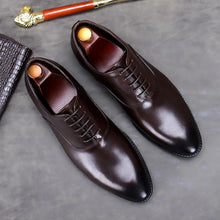 Handmade dress leather shoes