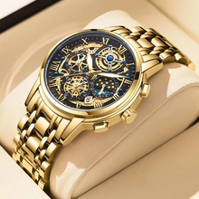 LIGE Watch - Waterproof Chronograph Wristwatch For Men