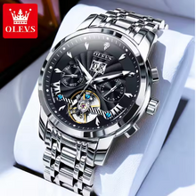 Monarch Chronos Men Luxury Watch - Flywheel Automatic Watch for Men Calendar Display Waterproof Stainless steel High Quality Mechanical Men's Wristwatch