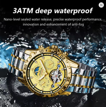 Titan Chrono X - ZaneLuxe Luxury Men's Chronograph Watch Gold & Silver