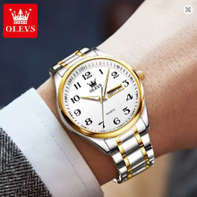 Crownline - Men's Luxury Watch with Stainless Steel Build, Date Display & Chronograph Features