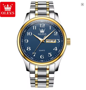 Crownline - Men's Luxury Watch with Stainless Steel Build, Date Display & Chronograph Features