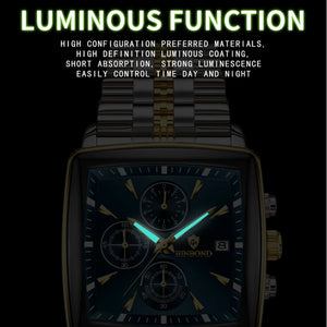 PrestigeChrono - ZaneLuxe High-End Modern Watches for Men - Binbond Chronograph