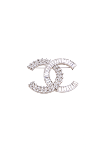 Crystal CC Brooch