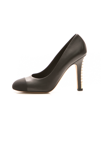 Cap Toe Pumps - Size 40.5