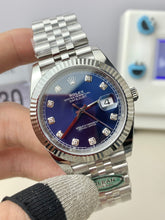 41 Blue Diamond Dial Watch