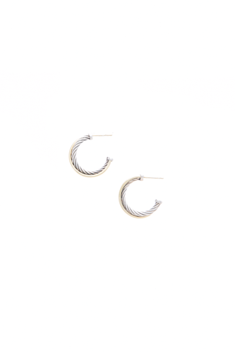 Crossover Hoop Earrings