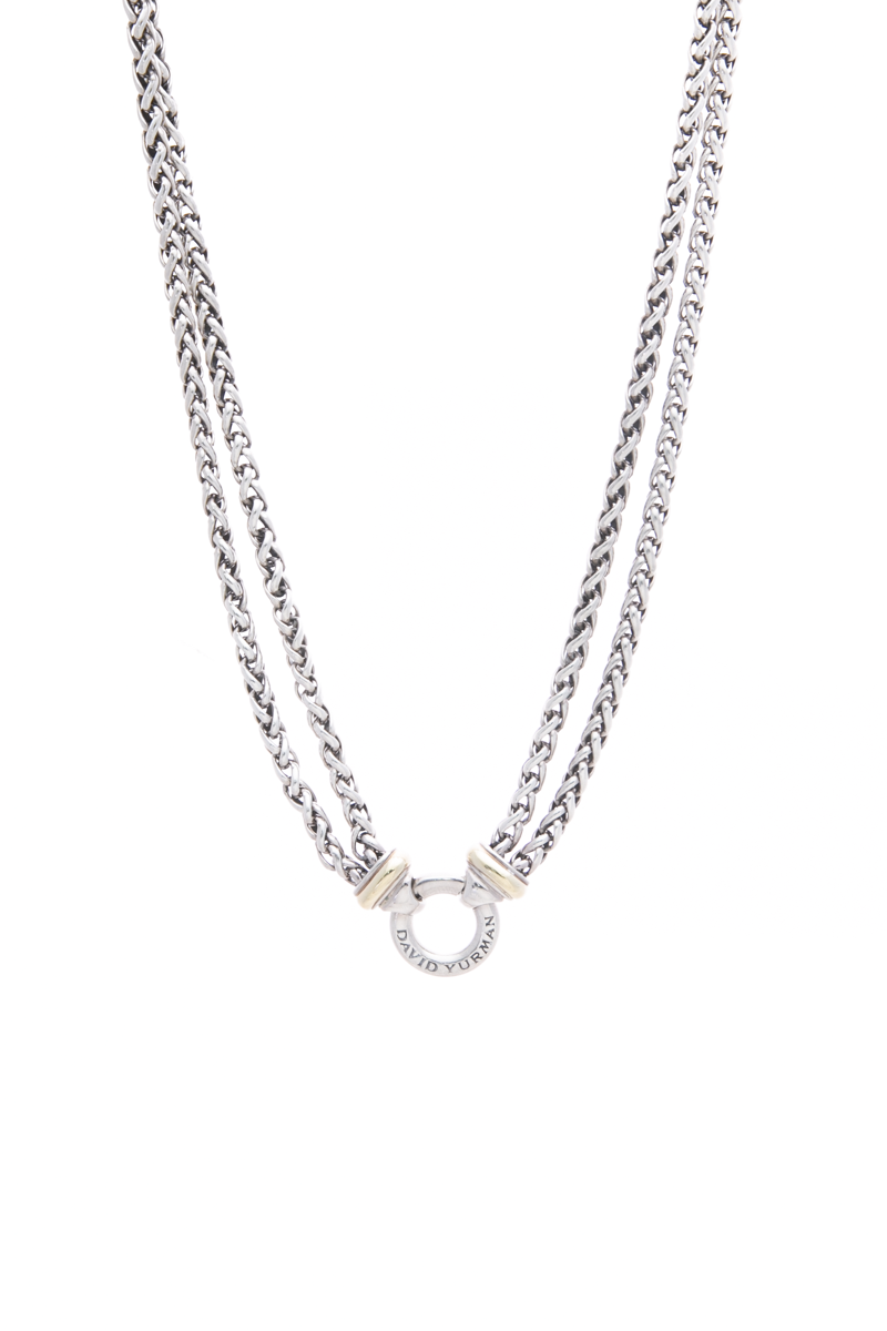 Double Wheat Donut Necklace