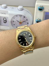 10 Baguette Diamond Dial  Day-Date  Onyx