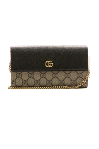 GG Marmont Bicolor Wallet on Chain