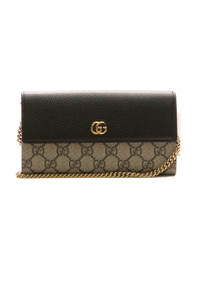 GG Marmont Bicolor Wallet on Chain